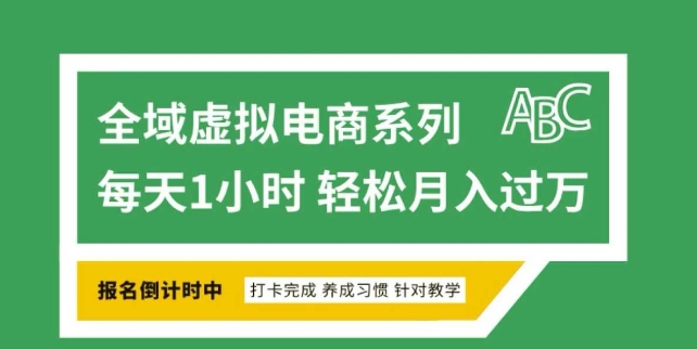 全域虚拟电商变现系列，通过平台出售虚拟电商产品从而获利-知行创·网创