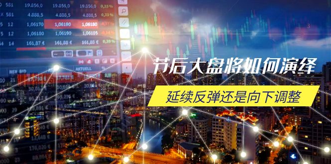 节后大盘将如何演绎，延续反弹还是向下调整，关键时间点和空间位待解-知行创·网创