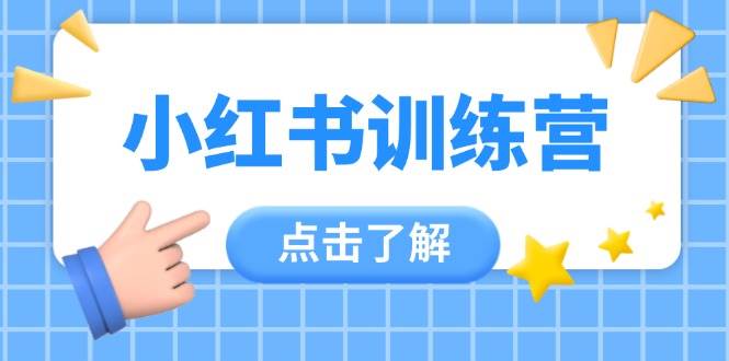 小红书训练营，助小白入门，掌握技巧变达人，课程实操又全面(12节课)-知行创·网创