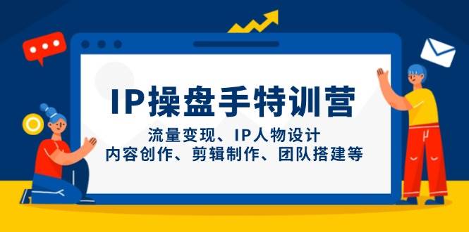 IP流量操盘手线上训练营，流量变现、IP人物设计、内容创作、剪辑、团队搭建等(更新)-福缘网-福缘网-知行创·网创