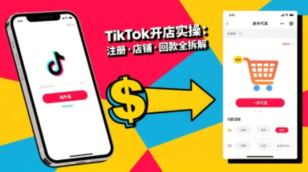 TikTok从开店到投流的进阶课，从基础实操到高阶技巧一网打尽-知行创·网创