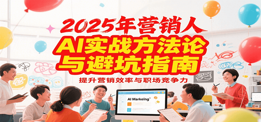 2025年营销实战方法论与避坑指南，利用AI提升营销效率与职场竞争力-知行创·网创