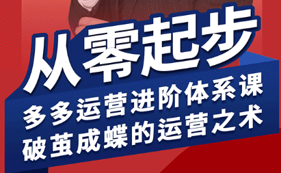 海神·拼多多运营进阶系统课(更新8月)-知行创·网创