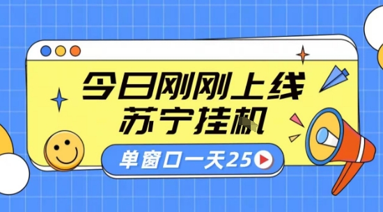 苏宁全自动采集挂G项目 稳定可批量 单窗口收益30+ 附教程【揭秘】-知行创·网创