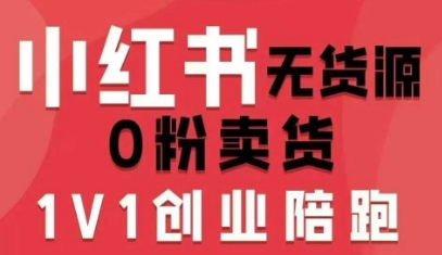 小红书无货源0粉电商课，开店准备、选品策略、笔记撰写、视频剪辑、数据分析、账号打造、资料文档-知行创·网创