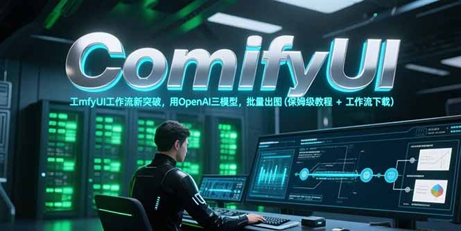 ComfyUI工作流新突破，用OpenAI三模型，批量出图(保姆级教程+工作流下载-知行创·网创