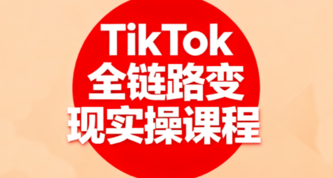 小杨老师·TikTok全链路变现实操课程-知行创·网创