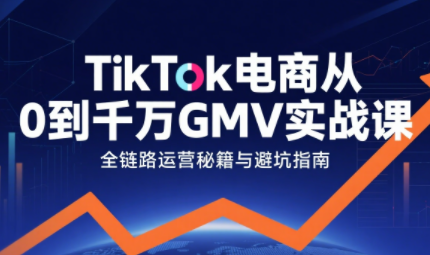 三千老师·TikTok电商从0到千万GMV实战课-知行创·网创