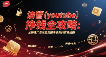 油管(youtube)挣钱全攻略：从开通广告收益到国内收款的实操指南-知行创·网创