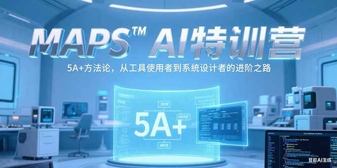 MAPSAI特训营，掌握 5A+方法论，从工具使用者到系统设计者的进阶之路-知行创·网创