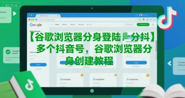 谷歌浏览器分身登陆多个抖音号，谷歌浏览器分身创建教程-知行创·网创
